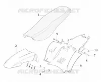 ASIENTO / GUARDABARROS DELANTERO