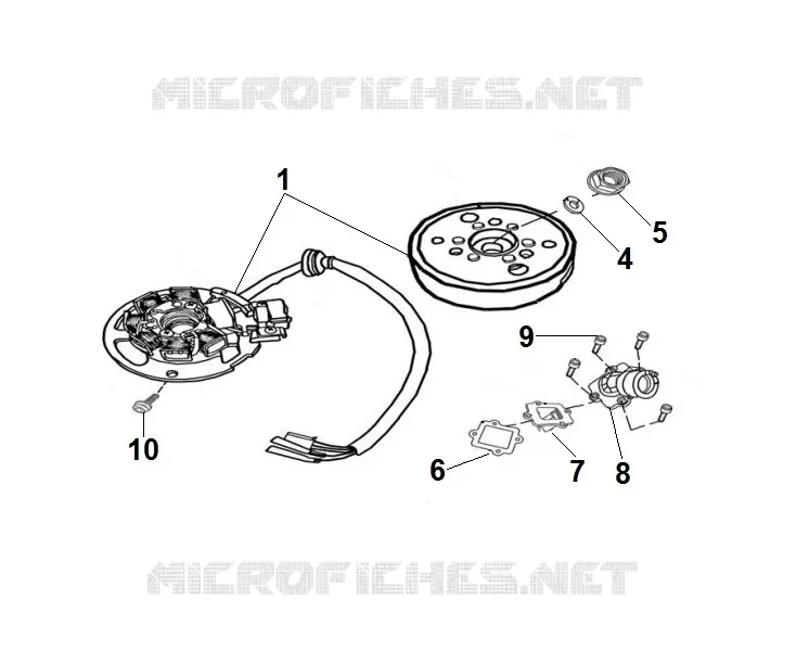 VOLANTE / STATOR / ADMISIÓN