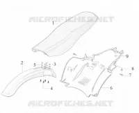 ASIENTO / GUARDABARROS DELANTERO