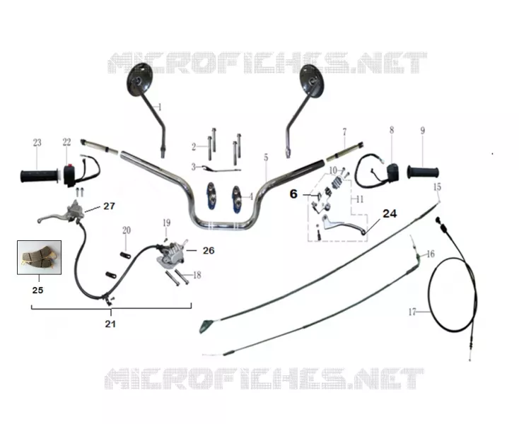 MANILLAR / INTERRUPTORES / FRENO FRONTAL