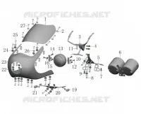 TAPA FRONTAL / VELOCÍMETRO / FARO