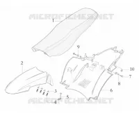 ASIENTO / GUARDABARROS DELANTERO